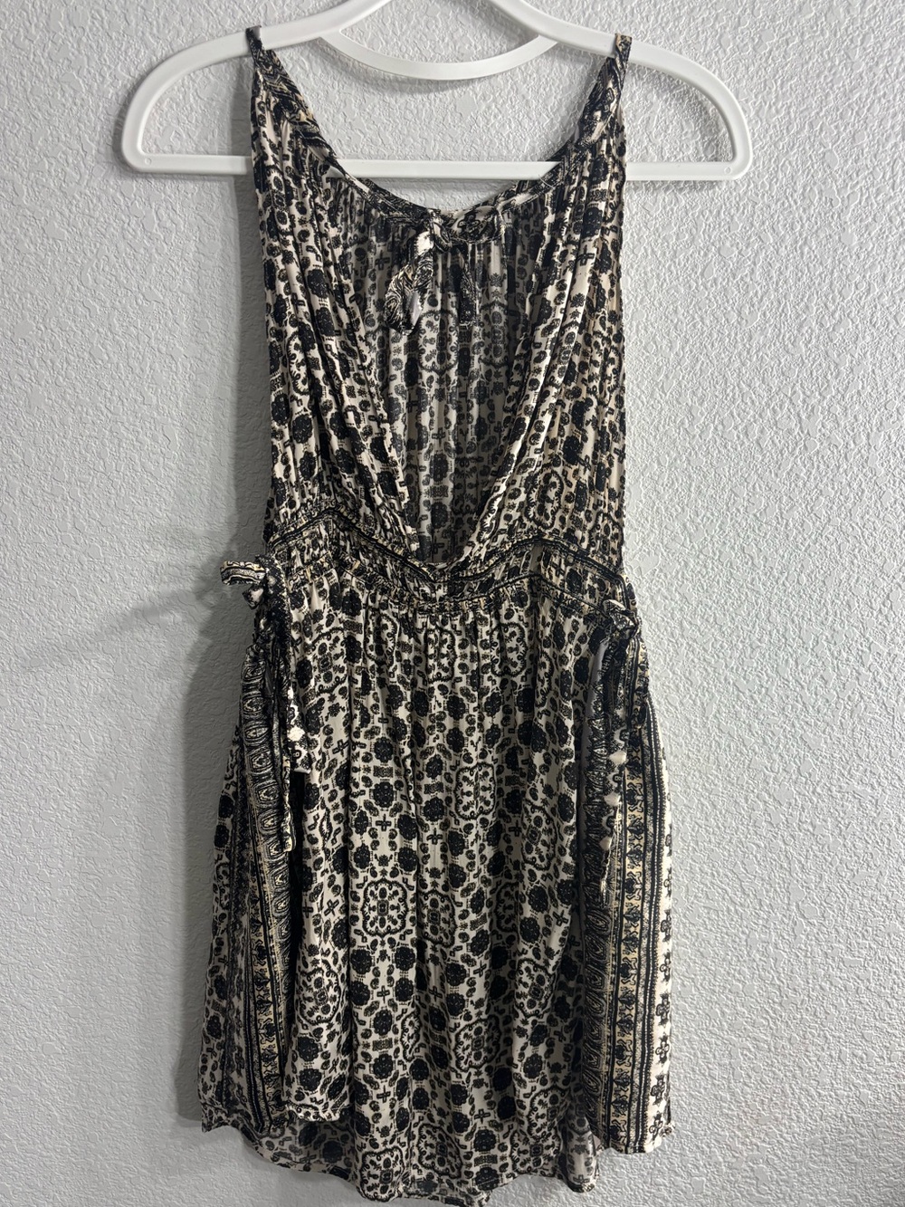 Free People MidSummers Day Halter Boho Tunic Dress Woman M - Picture 6 of 8